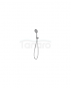 LAVITA Zestaw prysznicowy z uchwytem Orion Chrome